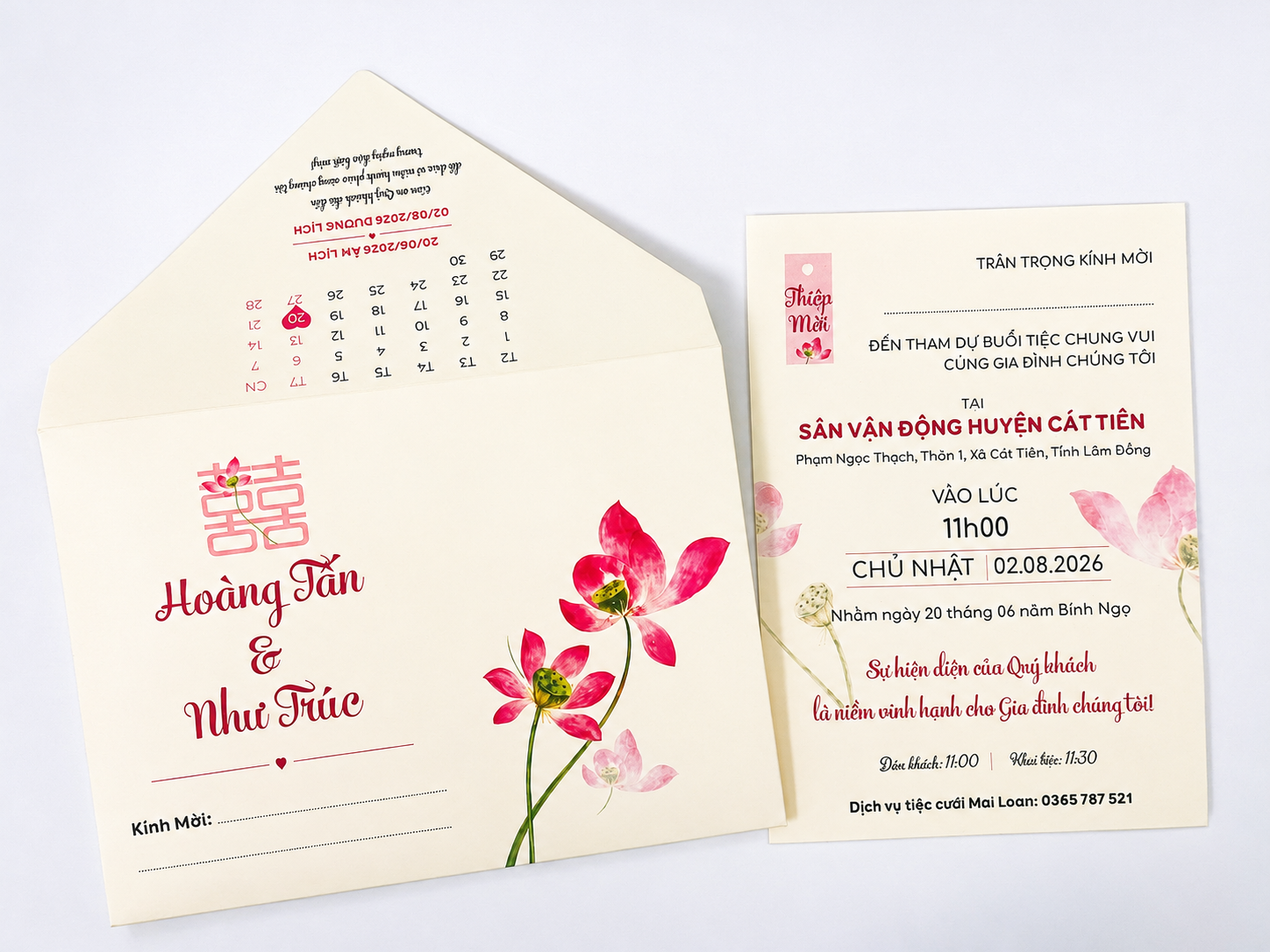 Mẫu bao thư cổ điển vintage